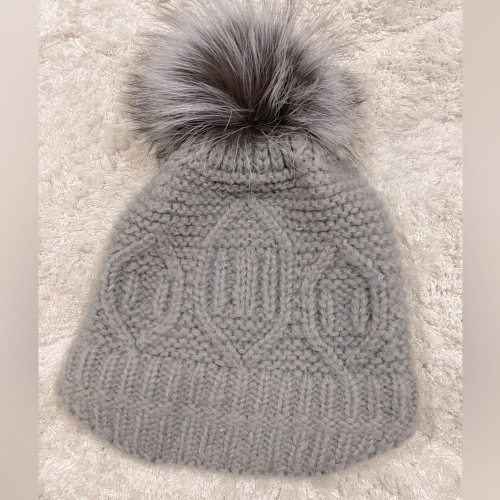 Surell Pom-Pom Knit Hat